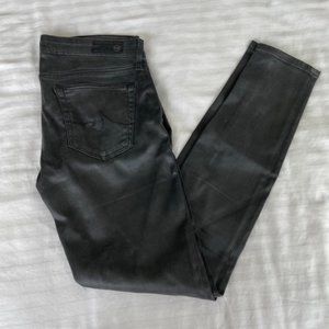 AG Adriano Goldschmied Wax Black Skinny Jeans - 26